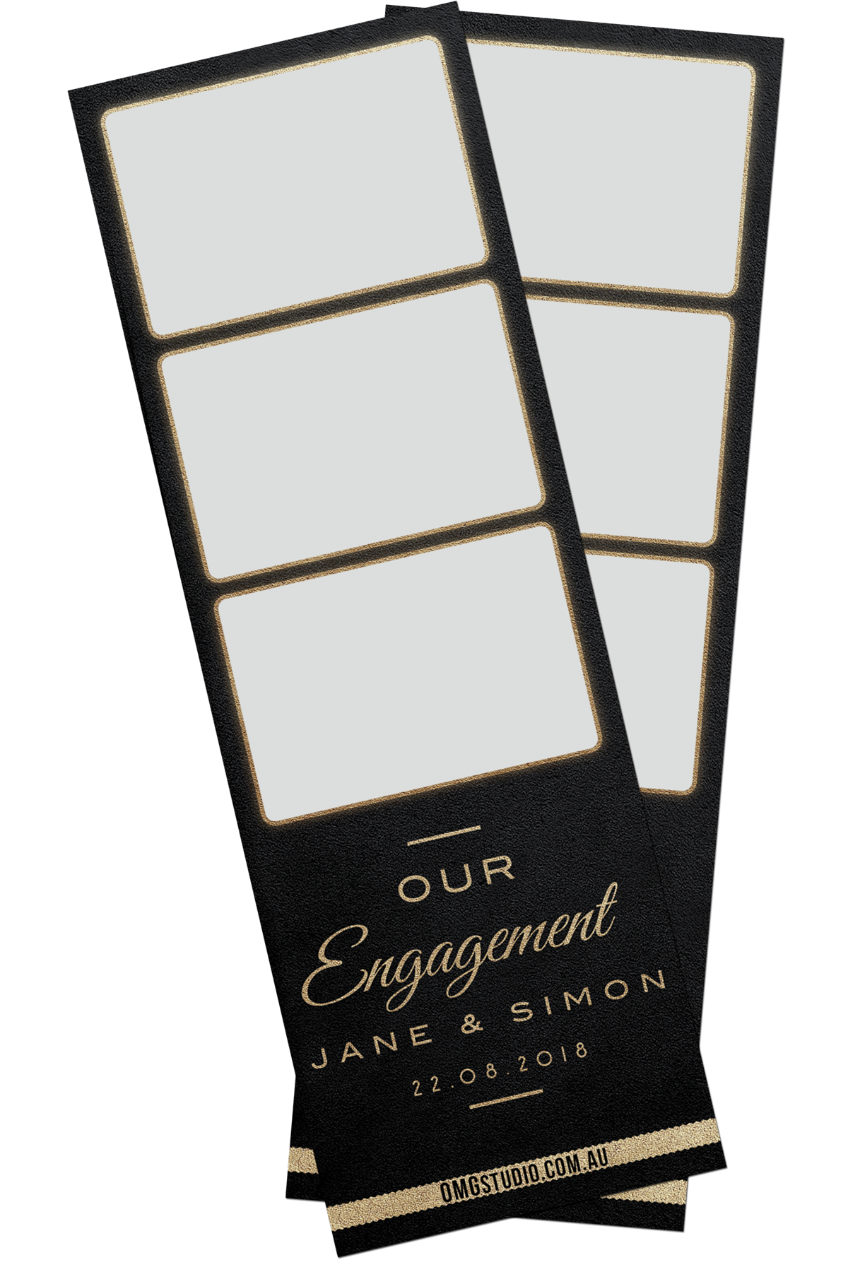Transparent Photo Booth Strip Template